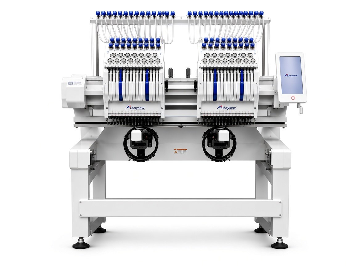 Bordadora industrial ANYSEW 2 cabezas